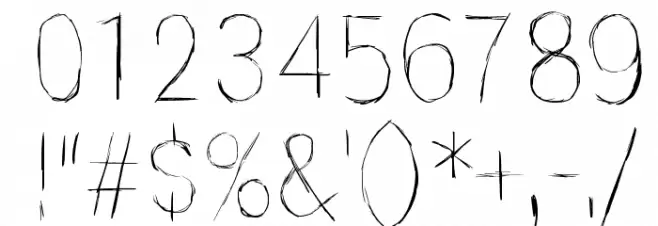 Invisiblerror, Fast Font OTHER CHARS