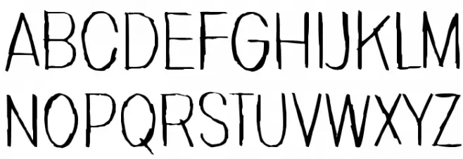 Invisiblerror フォント 大文字