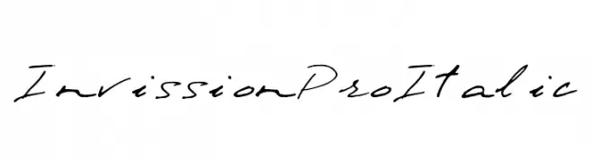 Invission Pro Italic  免费字体下载