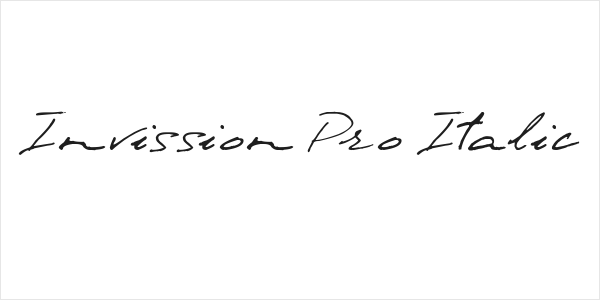 Invission Pro Italic Logo
