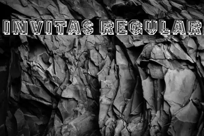 Invitas Regular Font examples