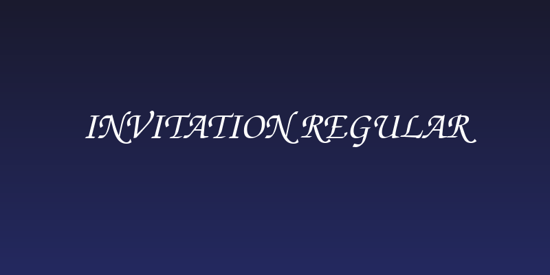 Invitation Regular Social Header