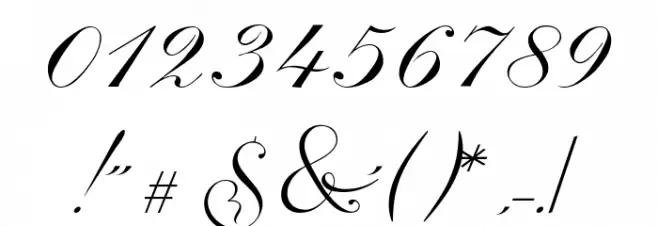 Invitation Script LIMITED FREE VERSION Font OTHER CHARS