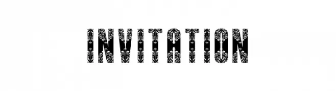 Invitation  Frei Schriftart Herunterladen
