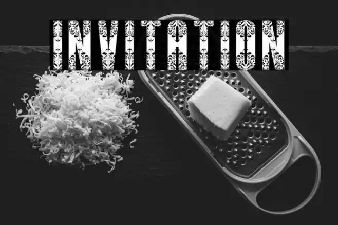 Invitation Font examples