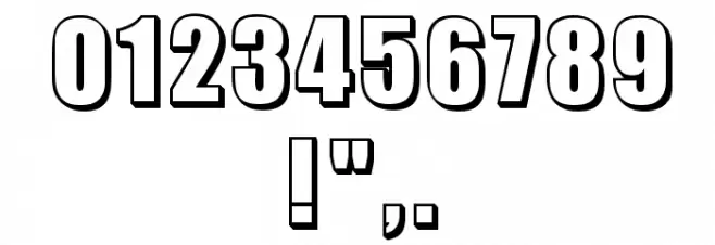 Invited Regular Font OTHER CHARS