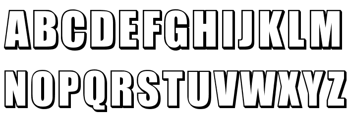 Invited Regular Font LOWERCASE