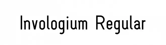 Invologium Regular  Frei Schriftart Herunterladen