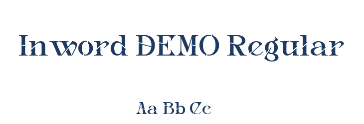 Inword DEMO Regular Font Preview