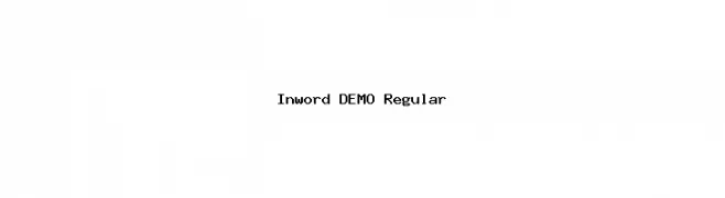 Inword DEMO Regular خط