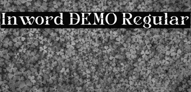 Inword DEMO Regular Fuentes examples