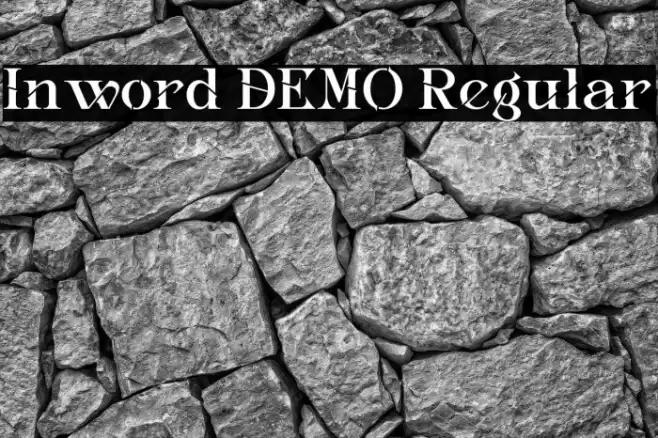 Inword DEMO Regular Fuentes examples