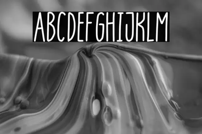 Inzania Font examples