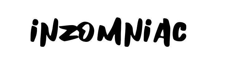 Inzomniac  font caratteri gratis