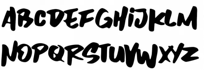 Inzomniac Schriftart Groß