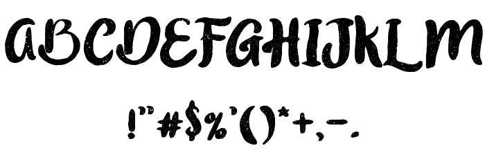 in blossom vintage Font OTHER CHARS