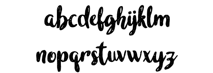 in blossom vintage Font LOWERCASE