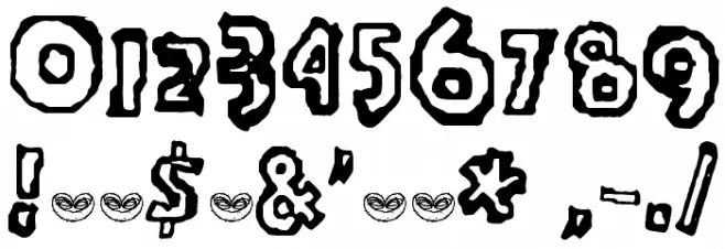 in_my_head Font OTHER CHARS