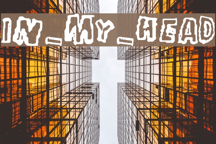 in_my_head لخطوط تنزيل examples