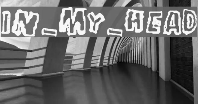 in_my_head Font examples