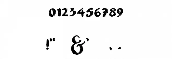 inblossom Font OTHER CHARS