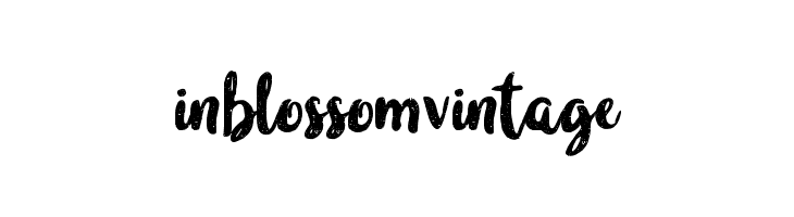 inblossomvintage 字体