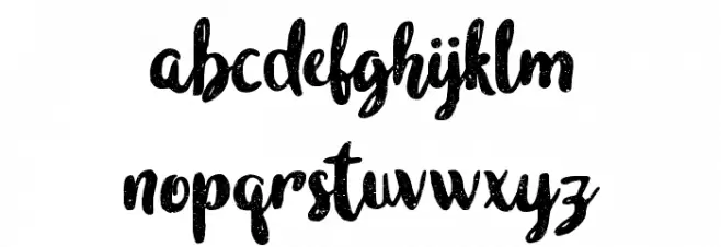 inblossomvintage خط أحرف صغيرة