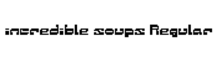 incredible soups Regular  Fuentes Gratis Descargar