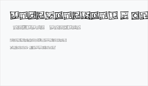 indezonefont - creative Business Card