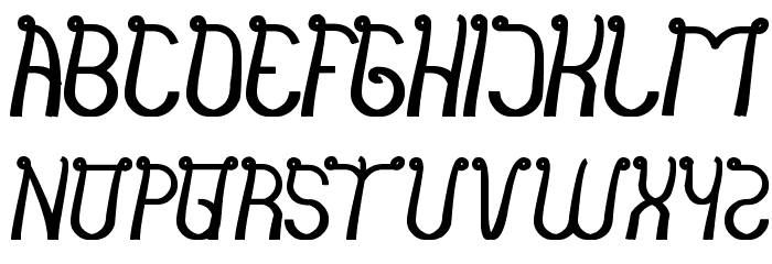 india hair style Font LOWERCASE