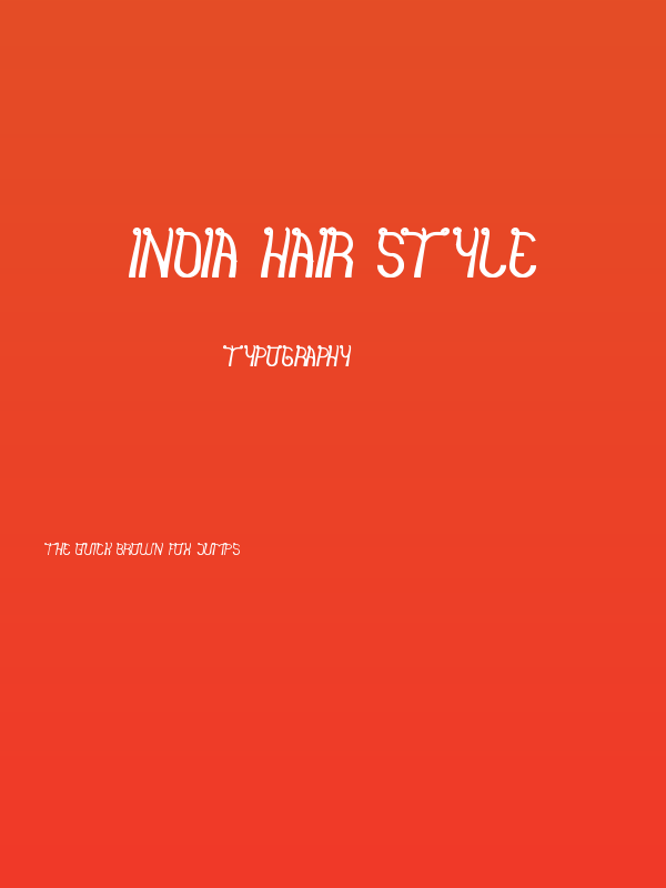 india hair style Poster