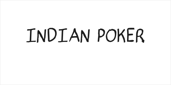 indian poker. Logo