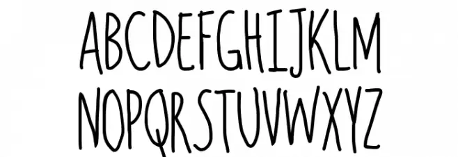 indie queen Schriftart Groß
