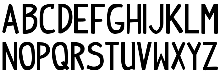 indy pimp Bold Font LOWERCASE