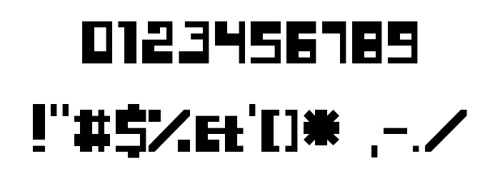 inero Font OTHER CHARS