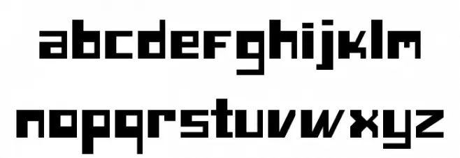 inero 字体 小写