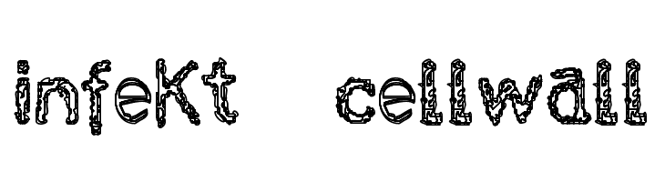 infekt  cellwall Schriftart