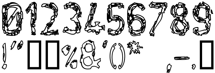 infekt cellwall Font Alte caractere