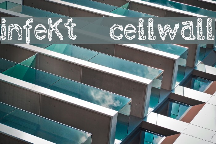 infekt cellwall Font examples