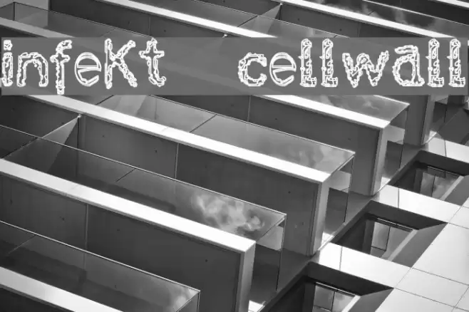 infekt  cellwall Шрифта examples