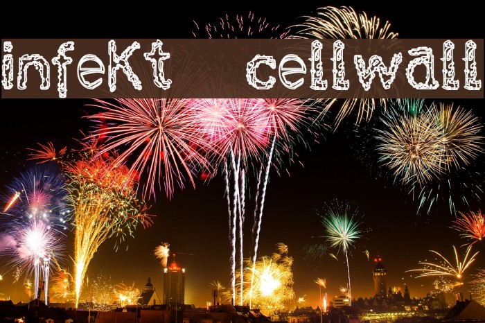 infekt cellwall Font examples