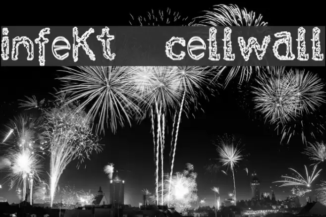 infekt  cellwall Шрифта examples