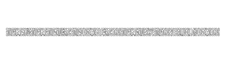 infinity labyrinth Regular  フリーフォントのダウンロード