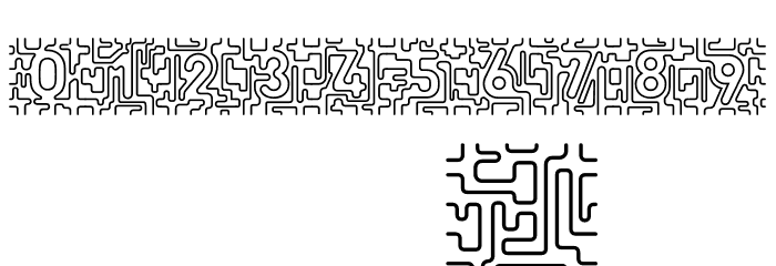 infinitylabyrinth-Regular Font OTHER CHARS