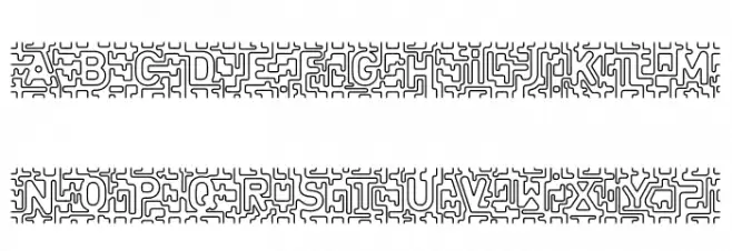 infinitylabyrinth-Regular Fuentes MINÚSCULAS