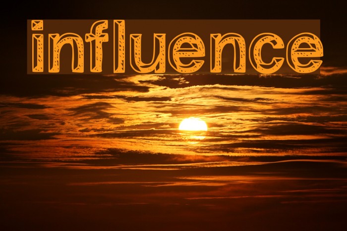 influence Font examples