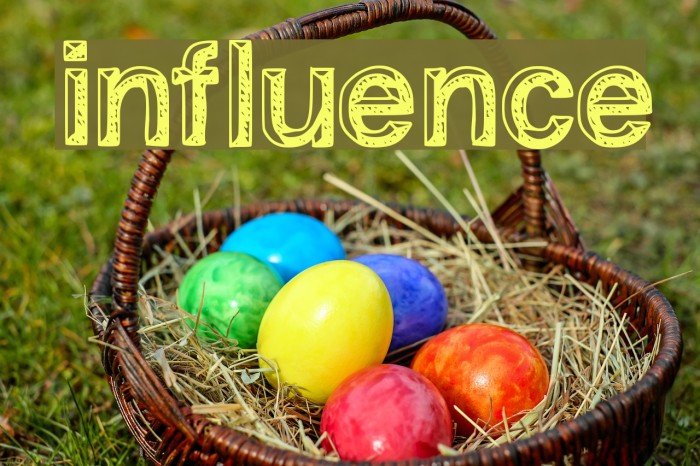 influence Font examples