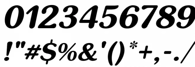 inglobal Bold Italic Font OTHER CHARS