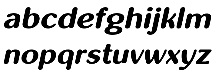 inglobal Bold Italic Font LOWERCASE