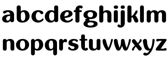 inglobal Bold Font LOWERCASE